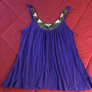 Mai tai summer tank top. Purple